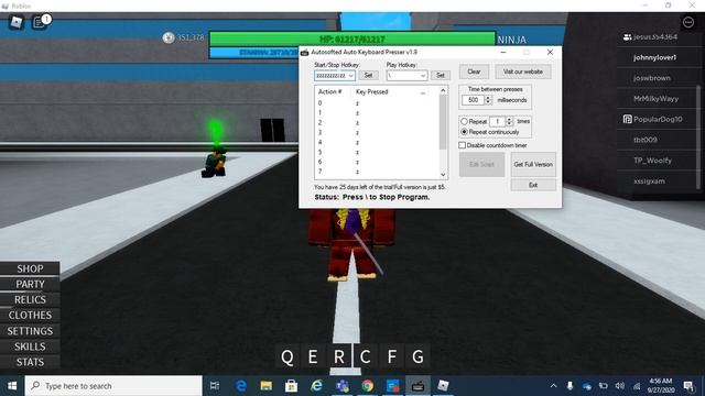 HOW TO USE AUTO Keyboard PRESSER (roblox) смотреть онлайн