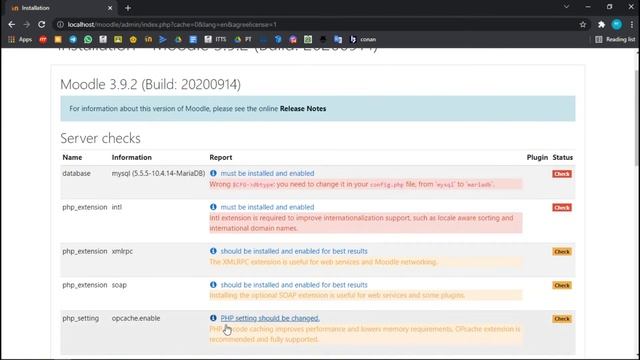 Mengatasi Error pada Penginstallan Moodle database dan php extension intl - E-Learning смотреть онлайн