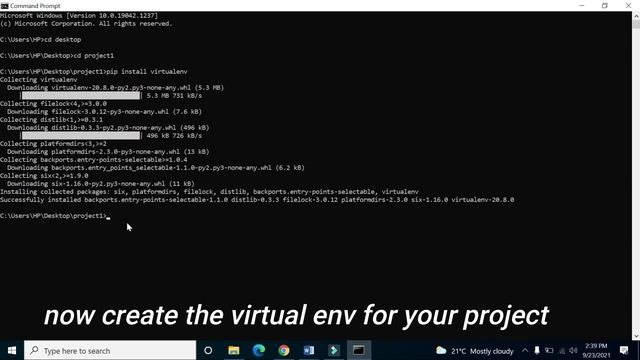 How to create virtual environment in python window 10 смотреть онлайн