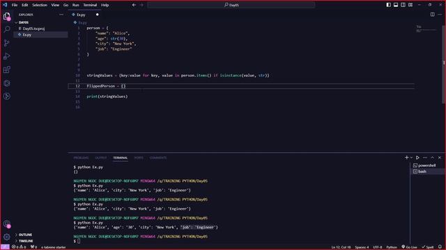 Day 05 - Dictionary (Python course - C1) смотреть онлайн