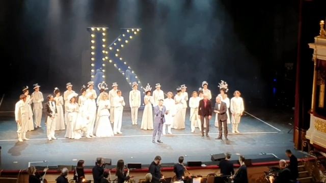 На премьере мюзикла 