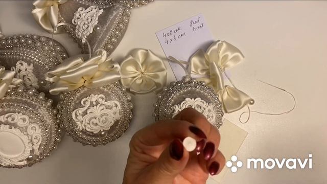 Елочные игрушки. Коллекция,, ЖЕМЧУГ,, ????. Many beautiful Christmas tree decorations ??? смотреть онлайн