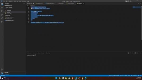 Webpack v5 with React | Babel | Preact | 2022 | Webpack Loaders