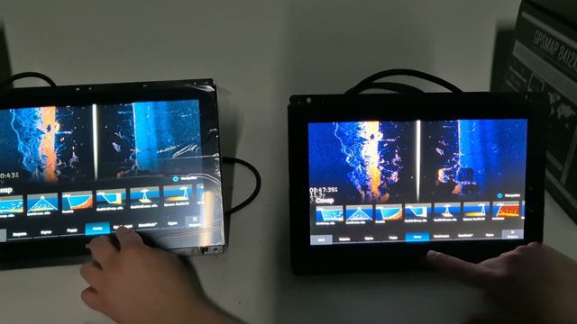 Garming8412 и 1223 обзор и сравнение качества картинки  @vinogradfishing