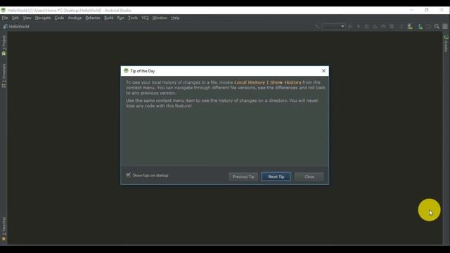 Hello World! Application using Android Studio | How to make Android Apps | Android Studio Tutorial смотреть онлайн