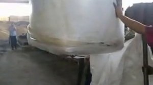 Выгрузка биг-бега,самодельное приспособление