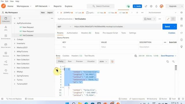 Consumo Api Rest Python Usando MockAPI смотреть онлайн