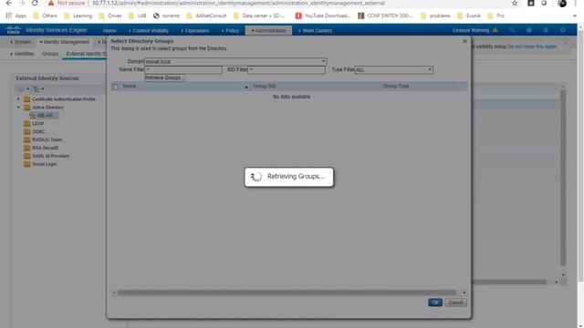 MSN - Cisco ISE 2.6 SE # 1.2 AD Integration and User AUthentication смотреть онлайн