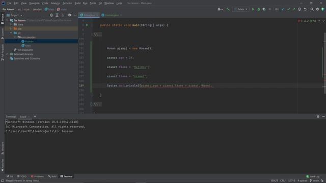 Java Darslari #11 - Object and Class (OOP) смотреть онлайн