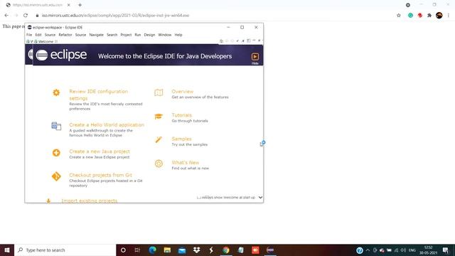 DOWNLOAD AND INSTALL ECLIPSE, WITHOUT PRE-INSTALLED JAVA, CREATE JAVA PROJECT, CREATE JAVA CLASS смотреть онлайн