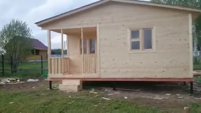 Садовый летний дачный домик на базе бытовки смотреть онлайн