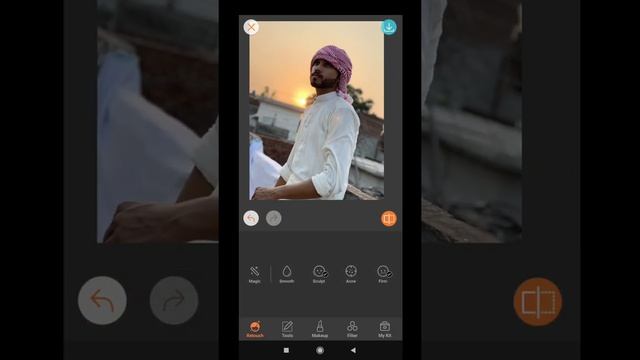 Professional retouching on mobile - adobe lightroom and airbrush tutorial - golden hour retouching смотреть онлайн