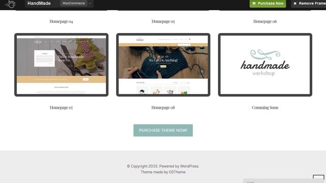 Handmade - Shop WordPress WooCommerce Theme смотреть онлайн