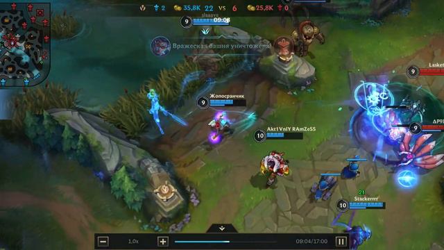 League Of Legends Wild Rift. Экко  в лесу. Ранги.