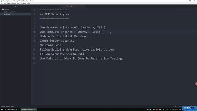 PHP Security Tips In Arabic #02 - General Tips About Security Before Start смотреть онлайн