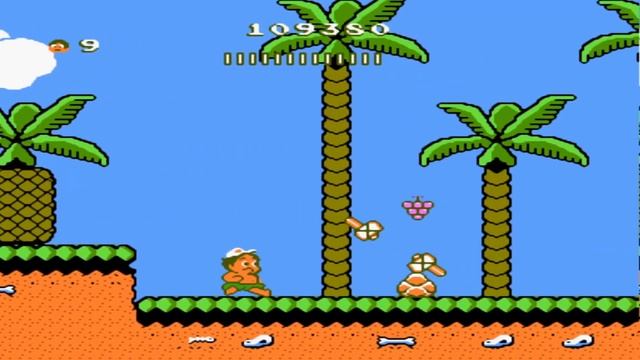 Hudsons Adventure Island 2 (NES) Full Video Walkthrough No Commentary HD Longplay