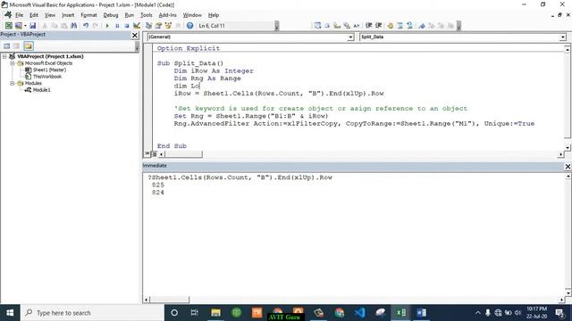 How to split MASTER DATA Into multiple sheets using VBA Macro смотреть онлайн