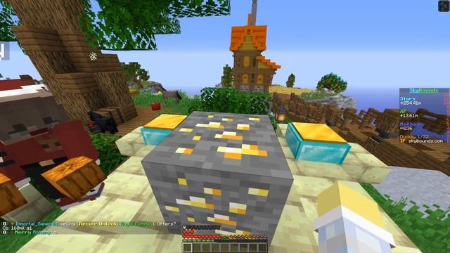 Making a royal pickaxe and new quest! - Skybounds EP10 смотреть онлайн