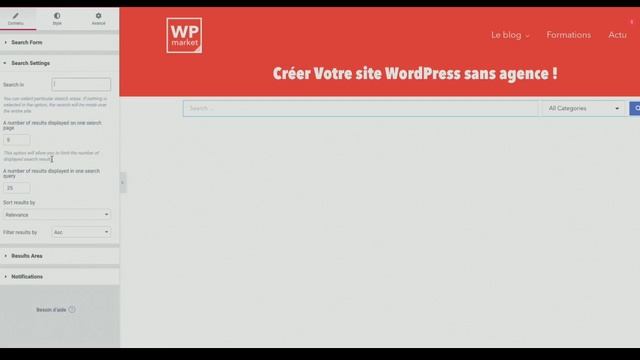 Utiliser un moteur de recherche en AJAX avec Elementor. смотреть онлайн