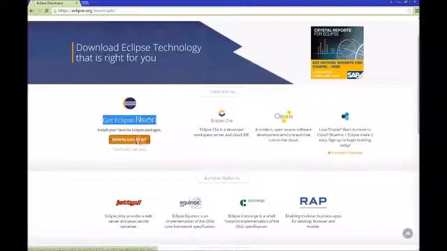 Installing Java JDK and Eclipse смотреть онлайн