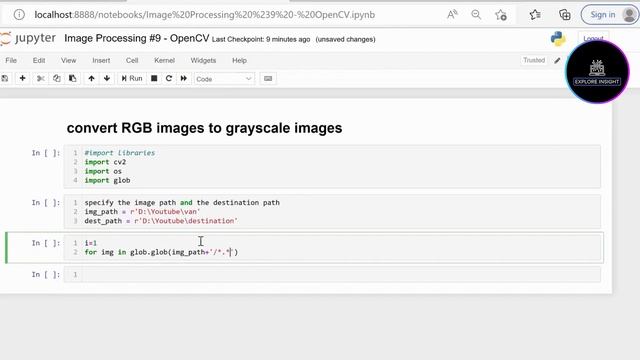 OpenCV Python Tutorial for Beginners - Convert RGB Images to Grayscale Images #2 смотреть онлайн