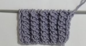 Необычная резинка 1 на 2 спицами