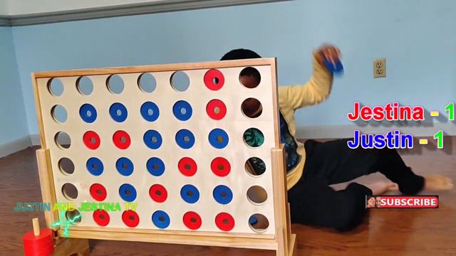 Kids Playing Connect 4 | Best Board Games | Toys for kids | Justin and Jestina TV смотреть онлайн