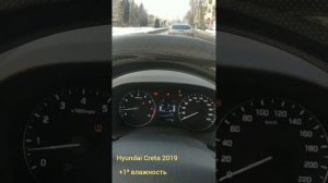 Hyundai Creta 1 2019г.. Глюк приборной панели.