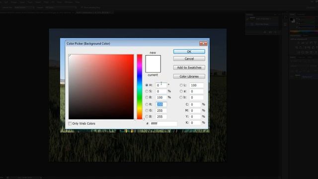 Photoshop Background Color Picker смотреть онлайн