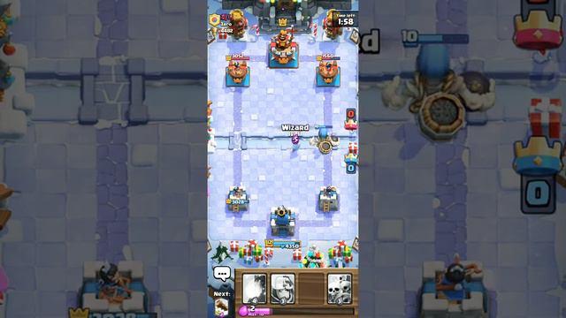Clash Royale Game play-Giant Skeleton Deck hog Rider Combination🐷 смотреть онлайн