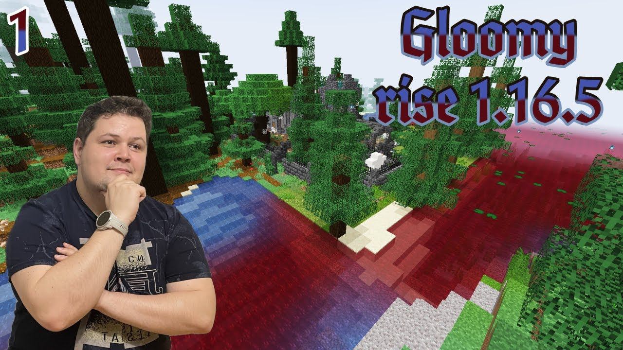 Gloomy Rise 1.16.5 - Начало путешествия №1 #akroten #minecraft #видеоигры #survival #майнкрафт
