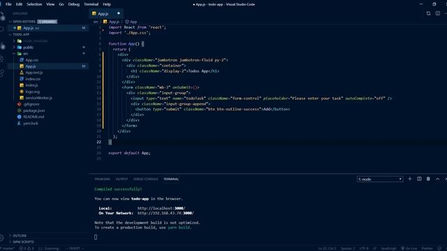 React JS To-Do App - Get Started with React смотреть онлайн