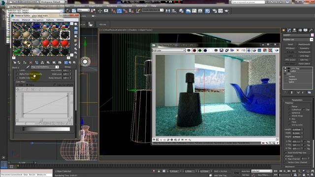 MATERIAL V-RAY СТЕКЛО смотреть онлайн