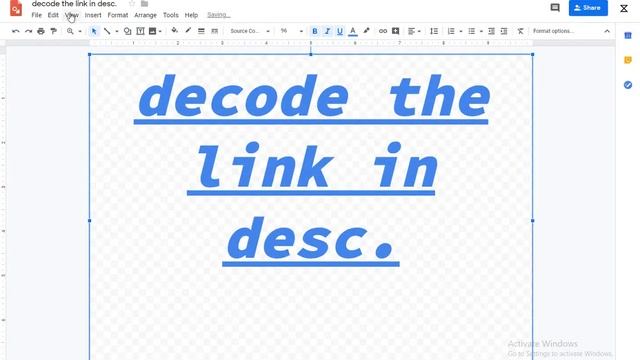decode the link in the desc. смотреть онлайн