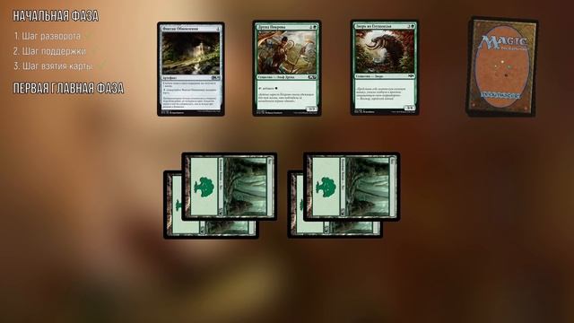 Структура хода в Magic The Gathering смотреть онлайн