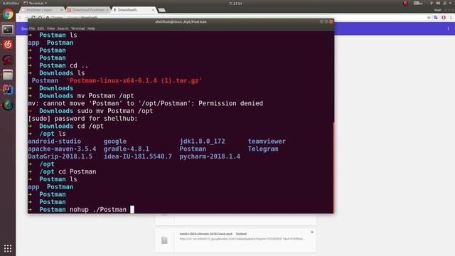 postman install ubuntu 18.04 смотреть онлайн