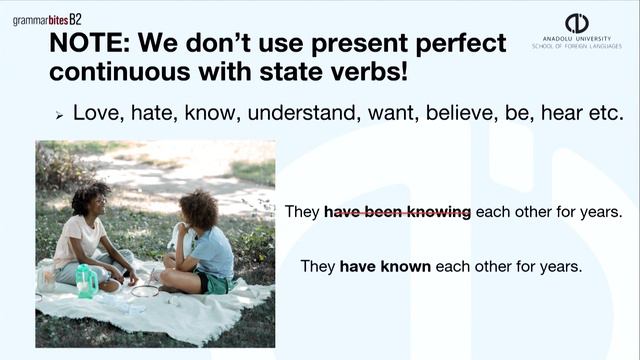 B2 Present Perfect Simple and Continous смотреть онлайн