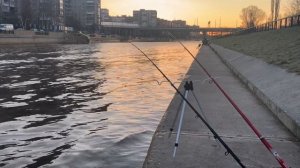 Рыбалка в Калининграде,  наб  Генерала Карбышева