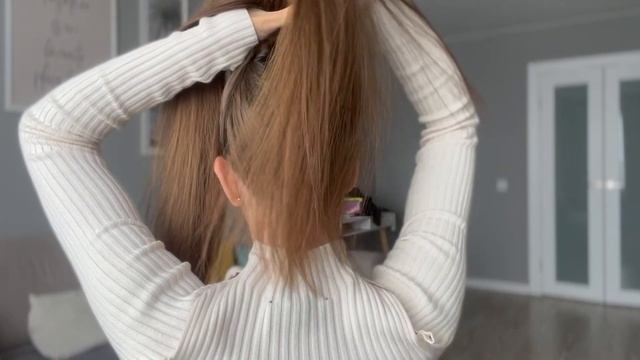 LOOK! HOW TO MAKE A SUREP VOLUMINOUS PONYTAIL LIKE A BARBIE! смотреть онлайн