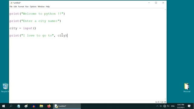 Basic Input-Ouput In Python | Class 3 of 10 | Python Foundation Course смотреть онлайн