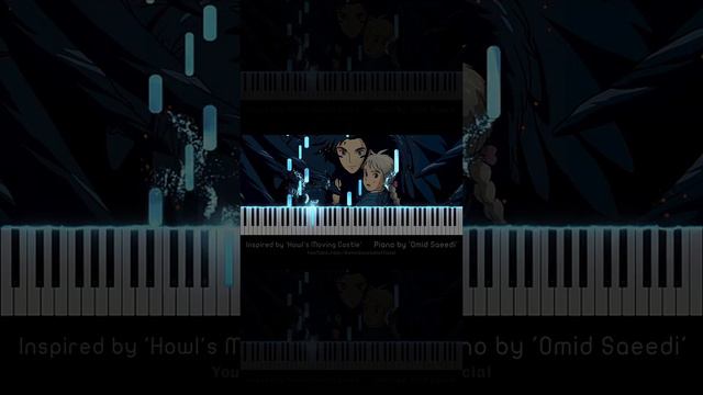 Howl's Moving Castle - How I feel with the piano 🎵 смотреть онлайн