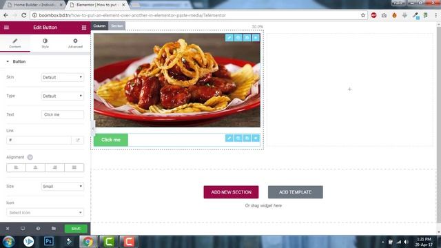 How to overlay one element over another in Elementor Page Builder for Wordpress смотреть онлайн