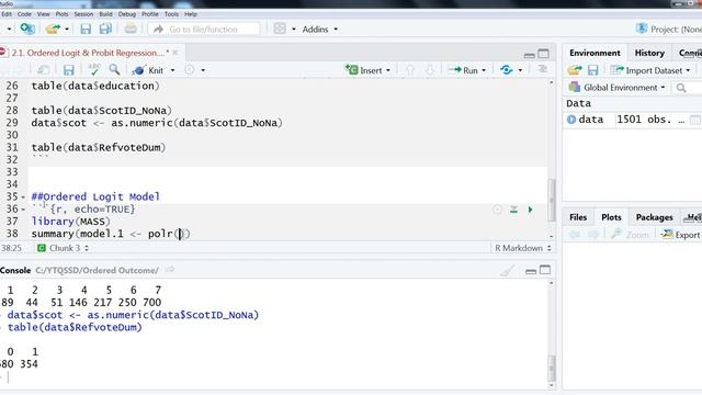 ORDERED LOGIT & PROBIT REGRESSION IN R!!! #2.1 смотреть онлайн