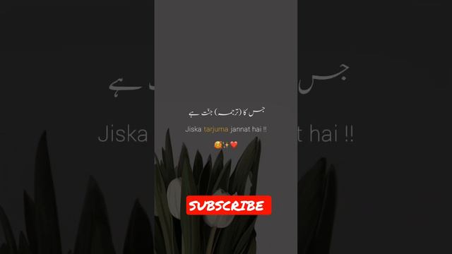 ##kitna Pyara  Name Hai Na 💞 AMMI 💞..# Mother 💞 Short ...video...##☆☆