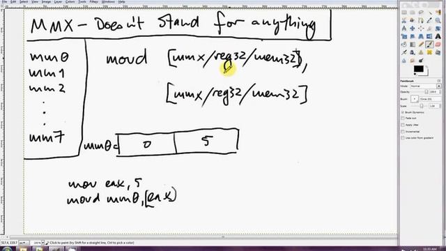 x64 Assembly Tutorial 40: MMX Intro Registers, Move Instructions and EMMS смотреть онлайн