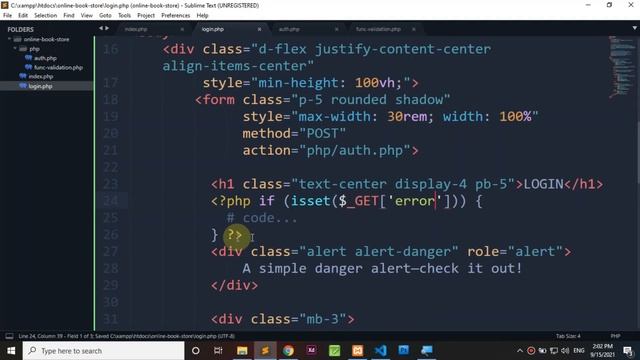 Online Book Store - Full PHP & MYSQL Project - Part 1 смотреть онлайн