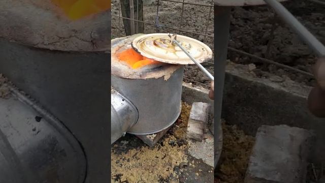 самодельная печь для плавки бронзы 4 смотреть онлайн