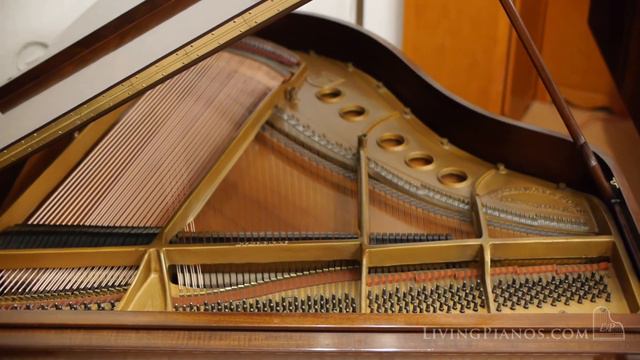 Steinway Model S Baby Grand Piano - Mahogany Satin - Living Pianos смотреть онлайн