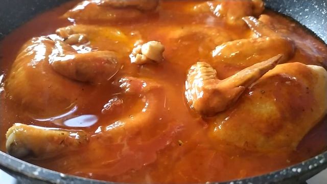 Курица в томатном соусе. (Авторский рецепт) смотреть онлайн
