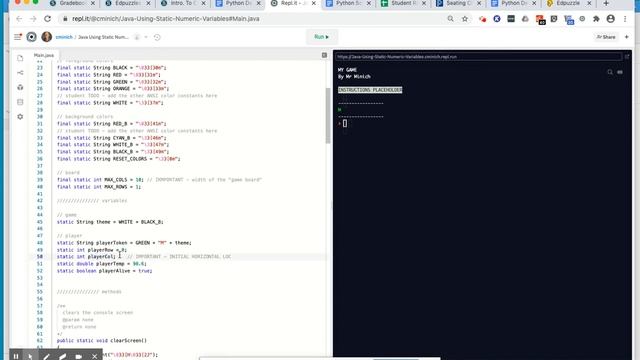 Java Console Game Primitive Types смотреть онлайн